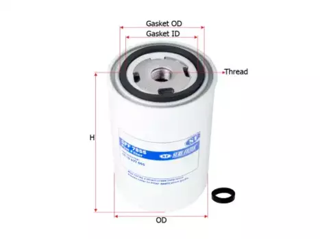 Топливный фильтр SURE FILTER SFF7855 RVI Premium, Midlum, Kerax