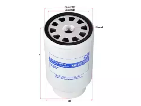 Топливный фильтр SURE FILTER SFR0769FW