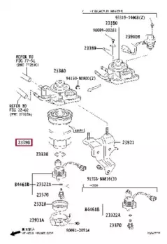 Топливный фильтр TOYOTA / LEXUS 2339036760 Toyota Carina/Corolla