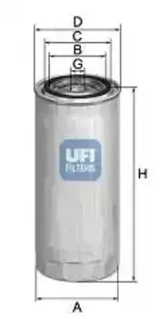 Топливный фильтр UFI 24.120.00 Volvo, RVI