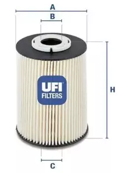 Топливный фильтр UFI 26.020.00 Ford Mondeo 2.0TDCi 07>, Volvo C30/C70/V50/V70 2.4D5 06>