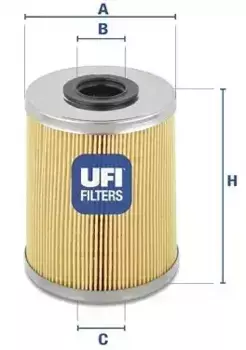 Топливный фильтр UFI 26.687.00 Renault Laguna/Master, Citroen XM 1.9-2.8 D/TD/DCi 93>