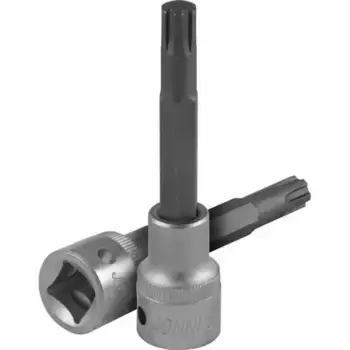 торцевая насадка! 1/2''DR с вставкой-битой RIBE для болтов ГБЦ двигателей VAG, М10S, 100мм\ S63H4310 JONNESWAY