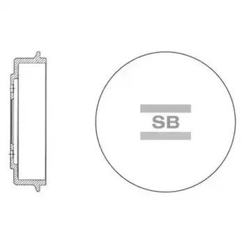 Тормозной барабан HI-Q SD1018