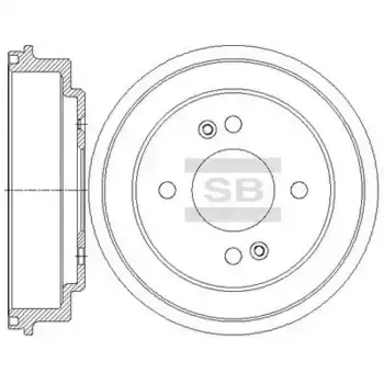 Тормозной барабан HI-Q SD2048