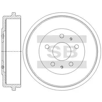 Тормозной барабан HI-Q SD7108