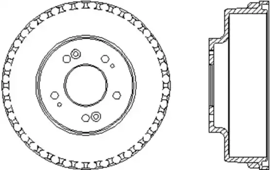 Тормозной барабан MINTEX MBD283