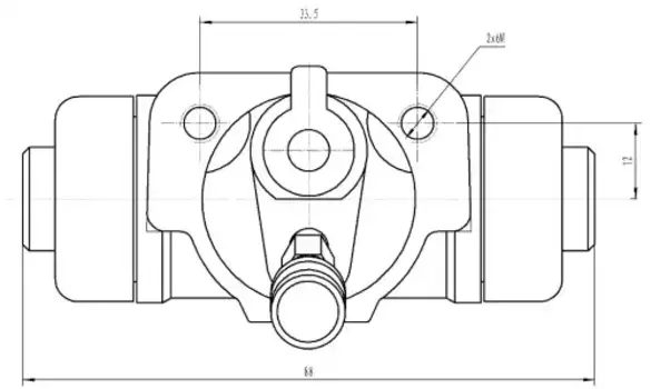 Тормозной цилиндр TRIALLI CF 0303