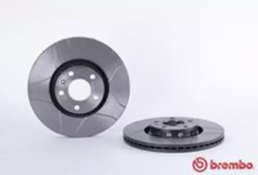 Тормозной диск BREMBO 09.8690.75 с прорезями передний мост