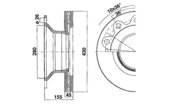 Тормозной диск ERREVI 713470