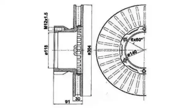 Тормозной диск ERREVI 713656