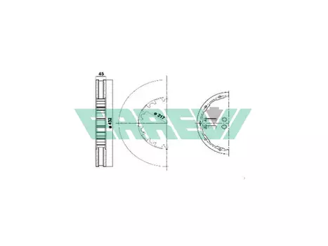 Тормозной диск ERREVI 713692