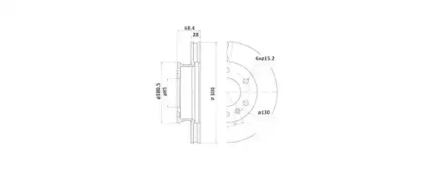 Тормозной диск ERREVI 713857