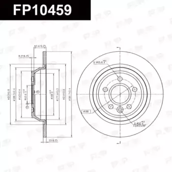 Тормозной диск FAP FP10459