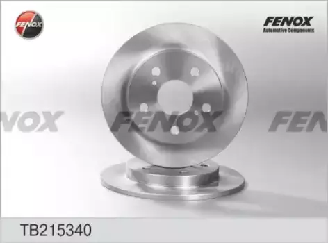 Тормозной диск FENOX TB215340 полный задняя ось