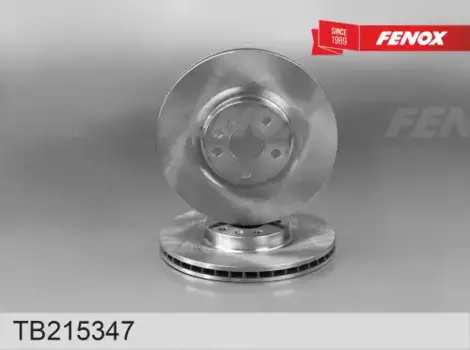 Тормозной диск FENOX TB215347 вентилируемый передняя ось