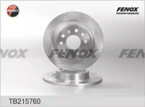 Тормозной диск FENOX TB215760 полный задняя ось