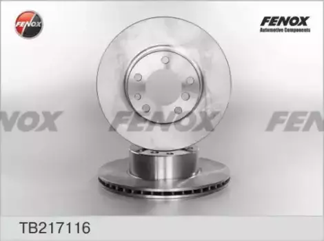 Тормозной диск FENOX TB217116 вентилируемый передняя ось