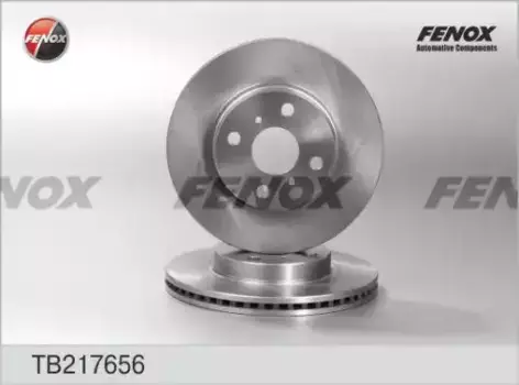 Тормозной диск FENOX TB217656 вентилируемый передняя ось