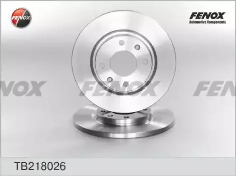 Тормозной диск FENOX TB218026 полный передний мост