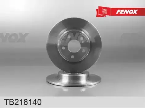 Тормозной диск FENOX TB218140 задняя ось