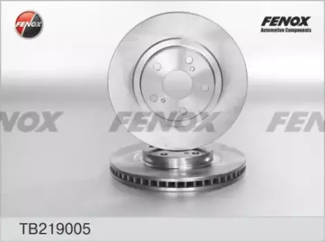 Тормозной диск FENOX TB219005 вентилируемый передняя ось