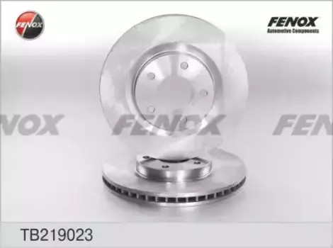 Тормозной диск FENOX TB219023 вентилируемый передняя ось