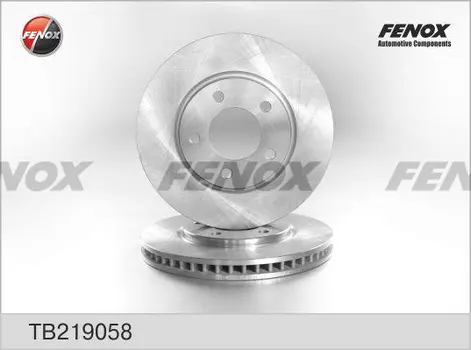 Тормозной диск FENOX TB219058 вентилируемый передний мост