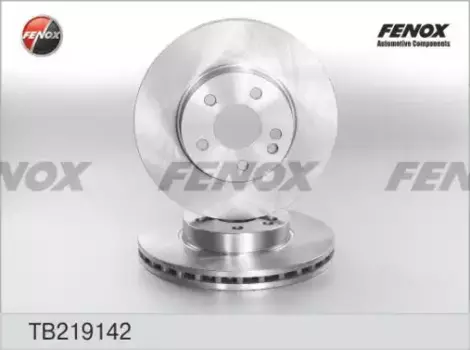 Тормозной диск FENOX TB219142 вентилируемый передний мост