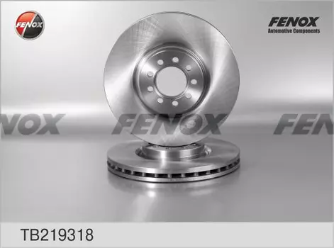 Тормозной диск FENOX TB219318 вентилируемый передний мост