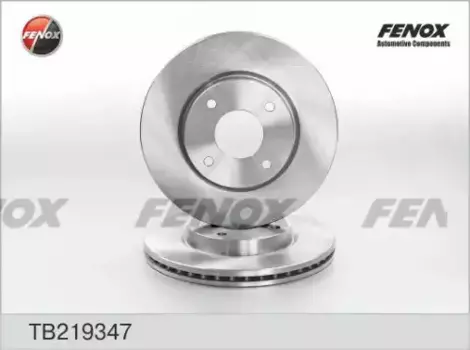 Тормозной диск FENOX TB219347 вентилируемый передняя ось