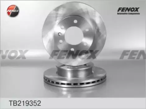 Тормозной диск FENOX TB219352 вентилируемый передняя ось
