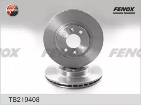 Тормозной диск FENOX TB219408 вентилируемый передняя ось