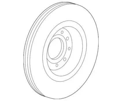Тормозной диск FORD GG1Z-1125-A