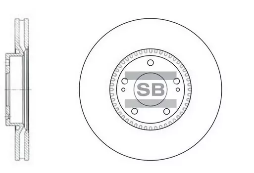 Тормозной диск HI-Q SD1069