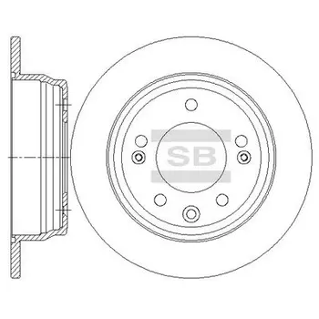 Тормозной диск HI-Q SD1081