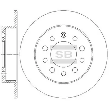 Тормозной диск HI-Q SD1083