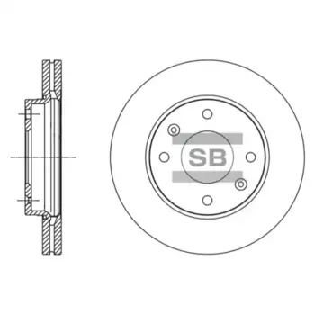 Тормозной диск HI-Q SD1113