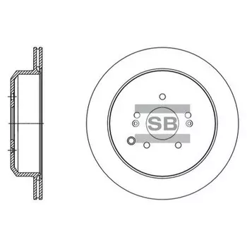 Тормозной диск HI-Q SD1133