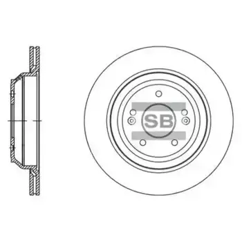 Тормозной диск HI-Q SD1134