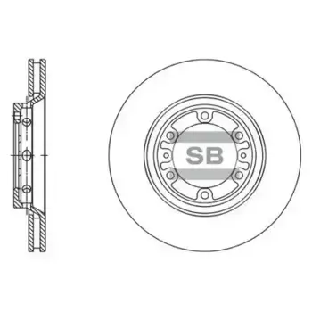 Тормозной диск HI-Q SD1137