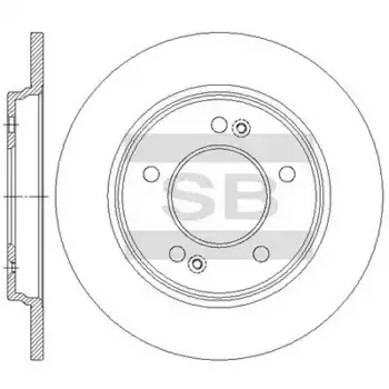 Тормозной диск HI-Q SD1173