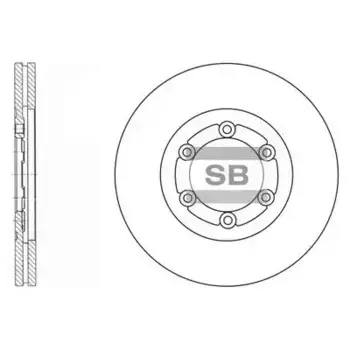 Тормозной диск HI-Q SD2008
