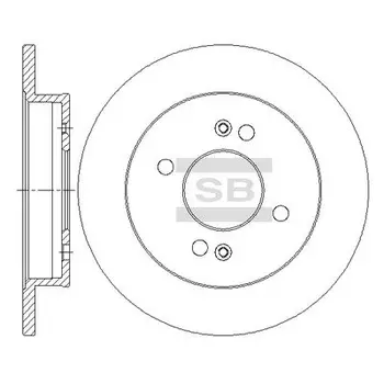 Тормозной диск HI-Q SD2045