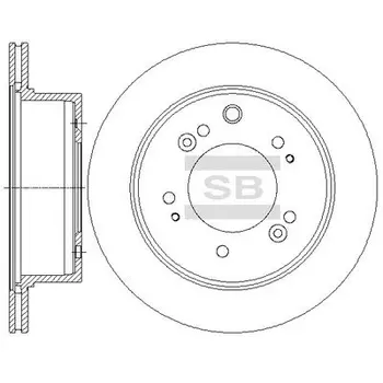 Тормозной диск HI-Q SD2056