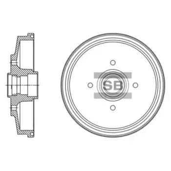 Тормозной диск HI-Q SD2061