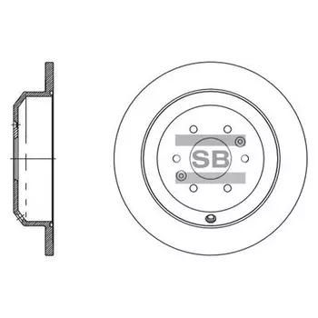 Тормозной диск HI-Q SD2066