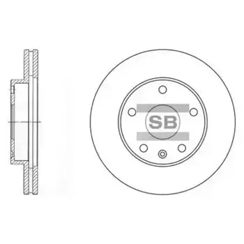 Тормозной диск HI-Q SD3006