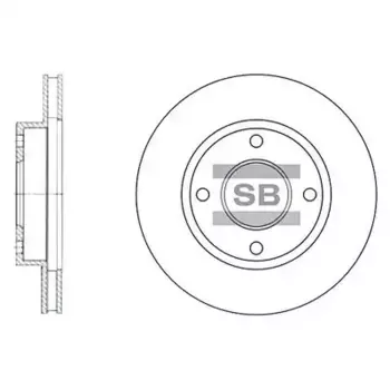 Тормозной диск HI-Q SD3027
