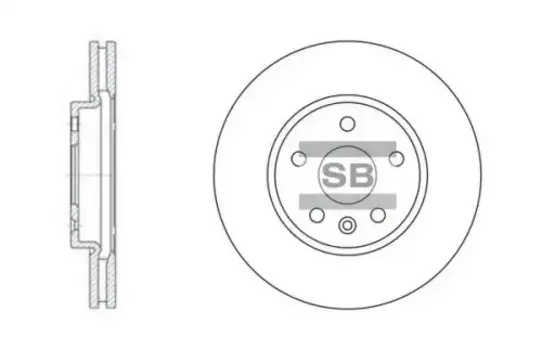 Тормозной диск HI-Q SD3031
